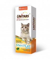 СтерилКэт паста с Q10 для стерилизованных кошек и кастрированныхкотов 120 мл