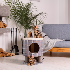 Дом-когтеточка (40х40х48 см) для кошек